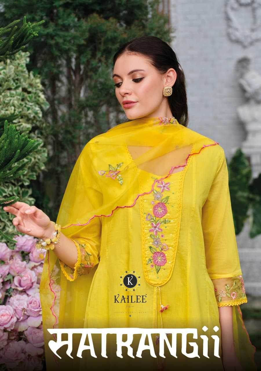 Chanderi Soft Handwork Suits - MYLUXURY LANE ENTERPRISE